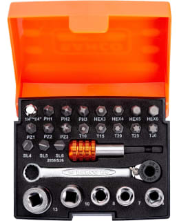BAHCO 26-PC 1/4 DR. SOCKET & BIT SET S26 Main Image