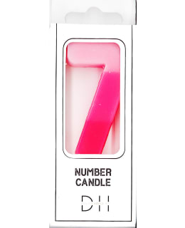 KP PINKKI 7 NUMEROKYNTTILÄ Main Image