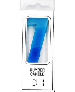 KP SININEN 7 NUMEROKYNTTILÄ Main Image
