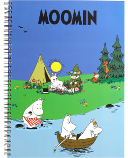 MUUMI VESILLÄ A4 KIERREMUISTIKIRJA Main Image