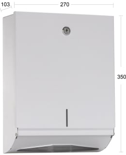 HABO 300 VALKOINEN KÄSIPAPERIKAAPPI Main Image