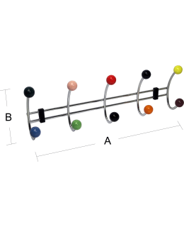HABO BERRY-5 MONIVÄRI/KROM VAATENAULAKKO Main Image