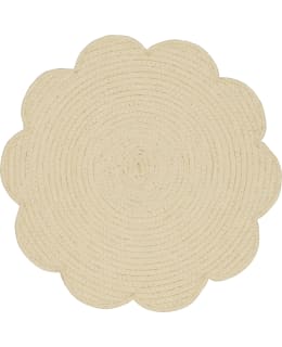 NH FLOWER 38 CM 16/L.BEIGE PLACE MAT Main Image