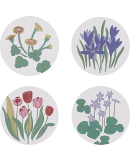 NH SPRING FLOWER 4 PCS 10/WH COASTER Main Image