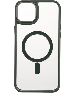 ONSAL IPHO15PLUS CLEAR GREEN BUMPER CASE Main Image
