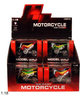 MOTOCROSSPYÖRÄ 1:18 Main Image