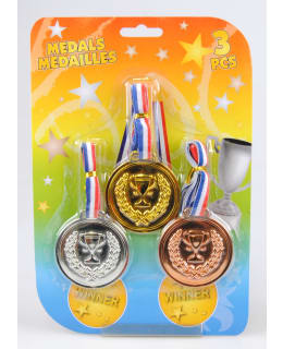 MITALLIT 3 KPL, KULTA, HOPEA, PRONSSI Main Image