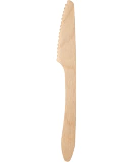 Duni Biopak Grand 10kpl 19cm vahattu puuveitsi Main Image