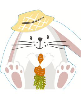 DUNI BUN WITH HAT 12KPL/33CM LAUT.LIINA Main Image