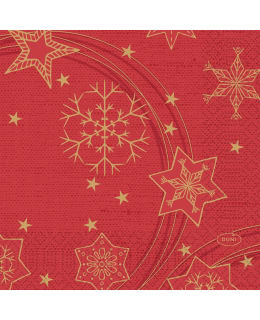 DUNI STAR SHINE PUNAINEN 24CM LAUTASLIIN Main Image