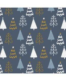 DUNI PP+DSG FUN TREES BLUE 24CM 20KPL LL Main Image