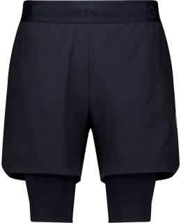 BB BORG 2IN1 SHORTS M 10003925 BLK B L Main Image
