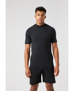 BB BORG MOCK NECK TEE M 10004618 BLB L Main Image
