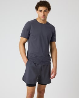 BB FEATHER TEE M 10005435 ASPHALT L Main Image