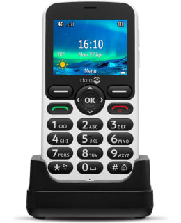 DORO 5861 WHITE/BLACK 4G Main Image