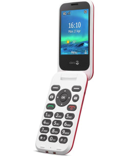 DORO 6881 RED/WHITE 4G Main Image