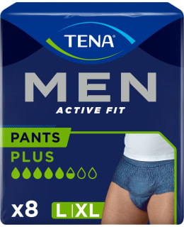 TENA MEN ACTIVE FIT L PANTS 8 KPL Main Image