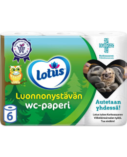 LOTUS LUONNONYSTÄVÄN 6 RLL WC-PAPERI Main Image