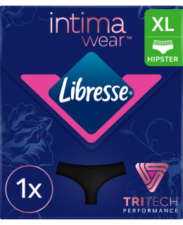 LIBRESSE MUSTA XL KUUKAUTISALUSHOUSUT Main Image