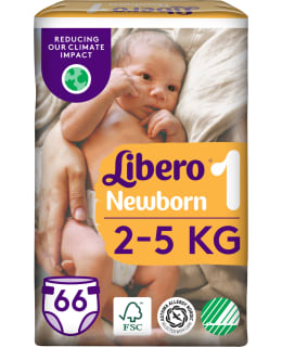 LIBERO NEWBORN KOKO 1 2-5KG 66KPL TEIPPI Main Image