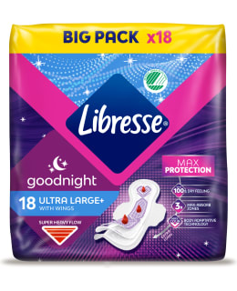 LIBRESSE NIGHT ULTRA LARGE+ WING 18KPL Main Image