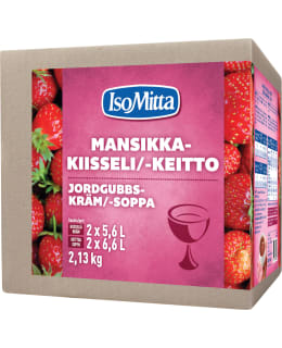 IsoMitta Strawberry Kiisseli 2 x 1.065 kg Main Image