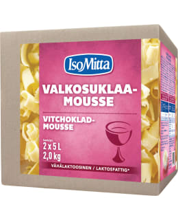 IsoMitta Valkosuklaamousse 2 x 1 kg Main Image