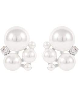 SNÖ 1361-6100010-S/WHITE ICON EARRINGS Main Image