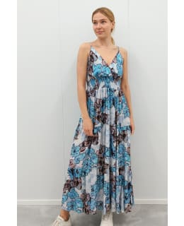 LAV BY LASESSOR GINA DRESS L.BLUE M Main Image