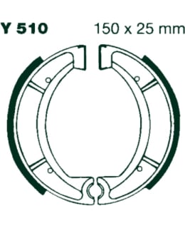 AIR BROMSBACKAR Y 510 150X25MM PARVIS Main Image