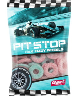 PIT STOP BUBLEGUM FIZZY WHEELS 50G PUSSI Main Image