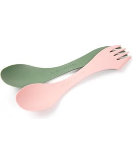 LMF SPORK O BIO 2 KPL GREEN/PINK LUHA Main Image