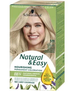 Schwarzkopf Natural & Easy 511 Extra Kirkas Tuhkanvaalea hiusväri Main Image