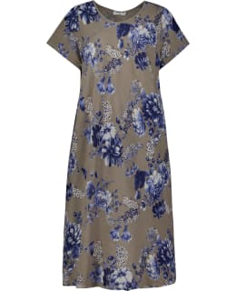 ELITZIA 551441_004S25-L W.MOCHA DRESS Main Image