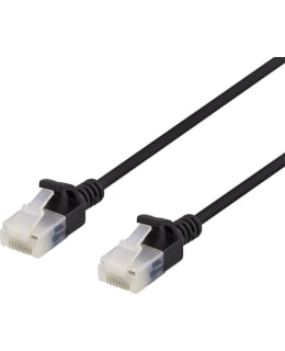 DELTACO SLIM U/UTP LSZH 3M BLACK Main Image