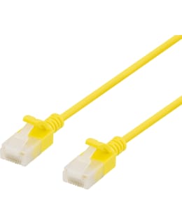 DELTACO SLIM U/UTP LSZH 1M YELLOW Main Image