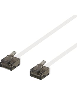 DELTACO CAT6A KAAPELI 1MM 0,5M VALKOINEN Main Image