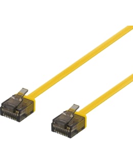 DELTACO CAT6A KAAPELI 1MM 2M KELTAINEN Main Image