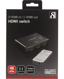 DELTACO HDMI-7042 HDMI-KYTKIN Main Image