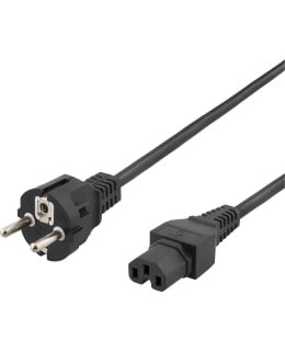 DELTACO DEL-117B LAITEKAAPELI IEC C15 CE Main Image