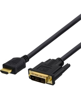 DELTACO HDMI-110D HDMI DVI-KAAPELI 1M FU Main Image