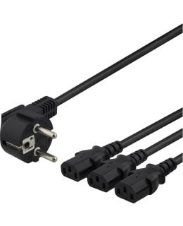 DELTACO DEL-109I APPARAT-Y-KABEL 3-VÄGS Main Image