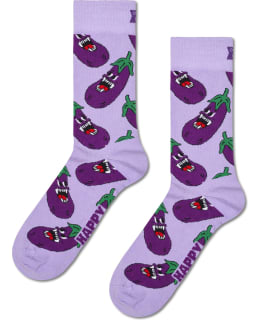 HAPPY SOCKS P004492 ANGRY EGGPLANT SOCK Main Image