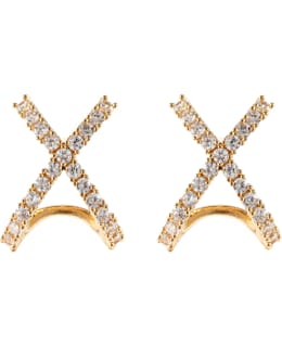 BY JOLIMA JE198CRGO CROSS EARRING Main Image
