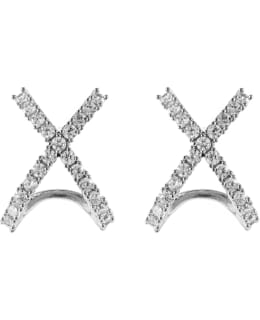 BY JOLIMA JE198CRSI CROSS EARRING Main Image