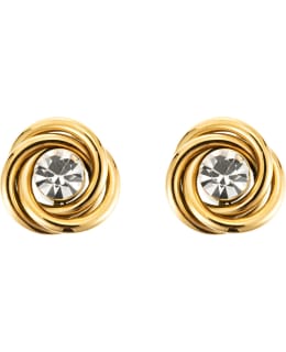 BY JOLIMA JE267GO KNOT CRYSTAL EARRING Main Image