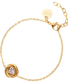BY JOLIMA JB177GO KNOT CRYSTAL BRACELET Main Image