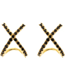 BY JOLIMA JE198BLGO CROSS EARRING Main Image
