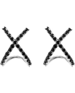 BY JOLIMA JE198BLSI CROSS EARRING Main Image