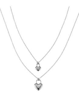 BY JOLIMA HEART NECKLACE JN196SI Main Image